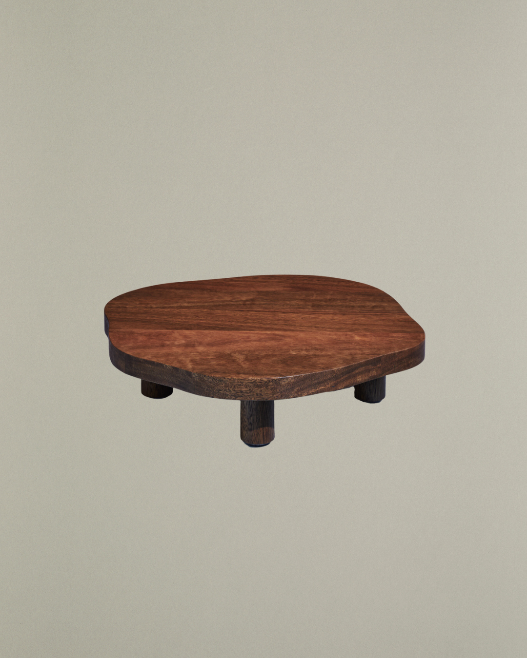 Abstract Pedestal Serving Board — Queensland Spotted Gum