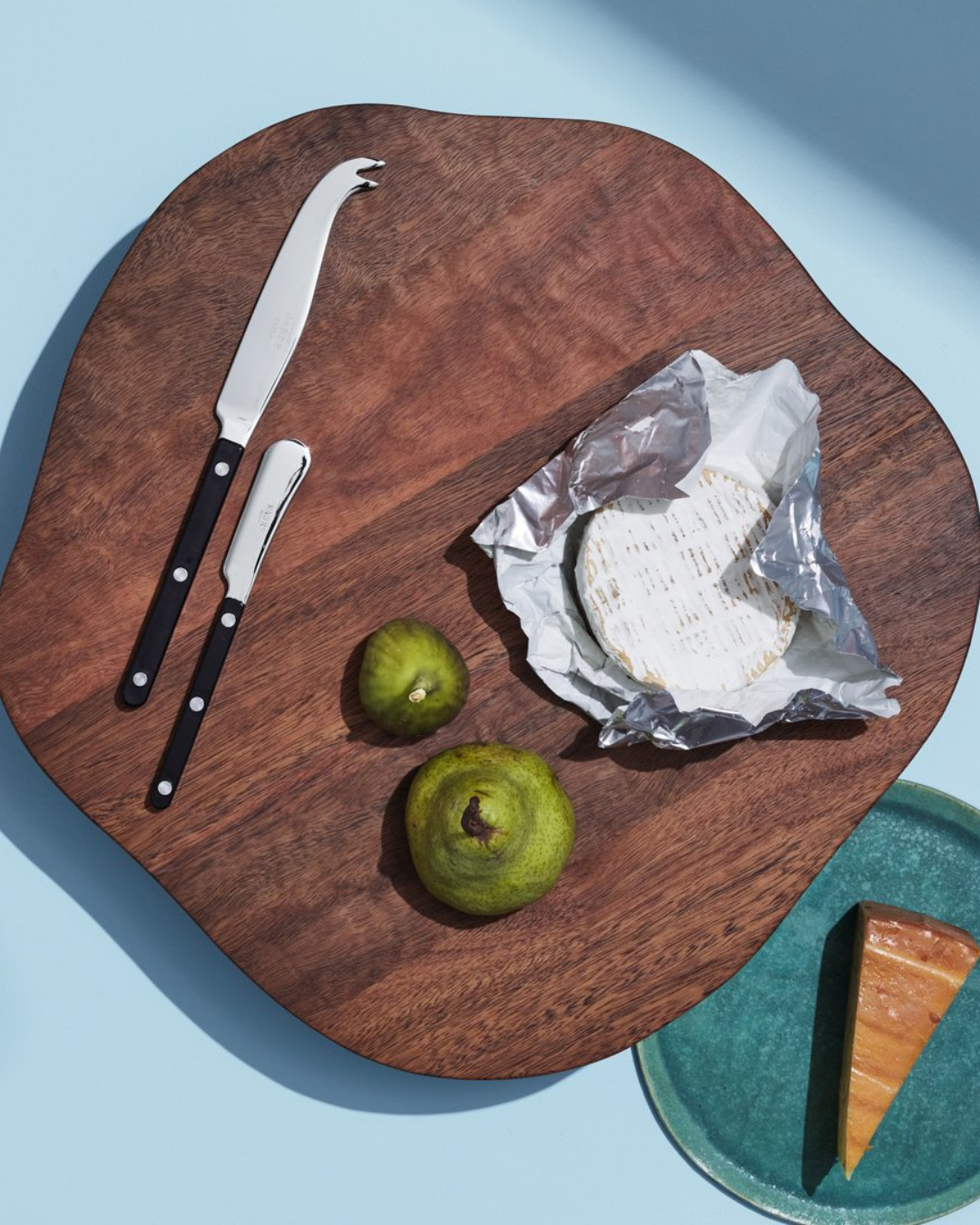 Abstract Pedestal Serving Board — Queensland Spotted Gum