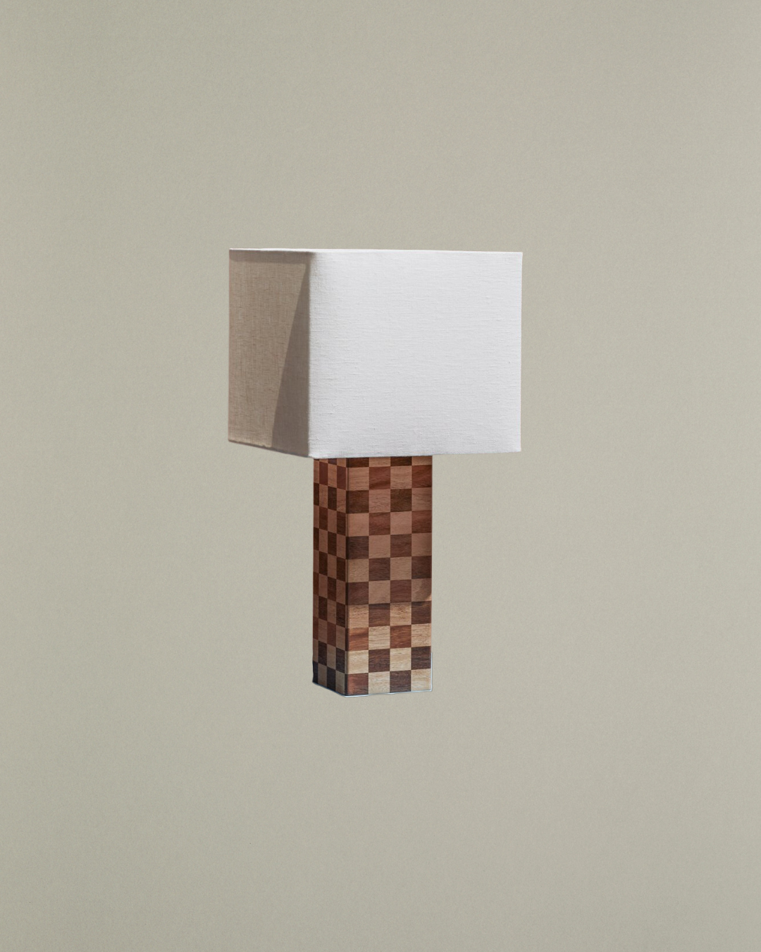 Check Mate Rectangular Table Lamp