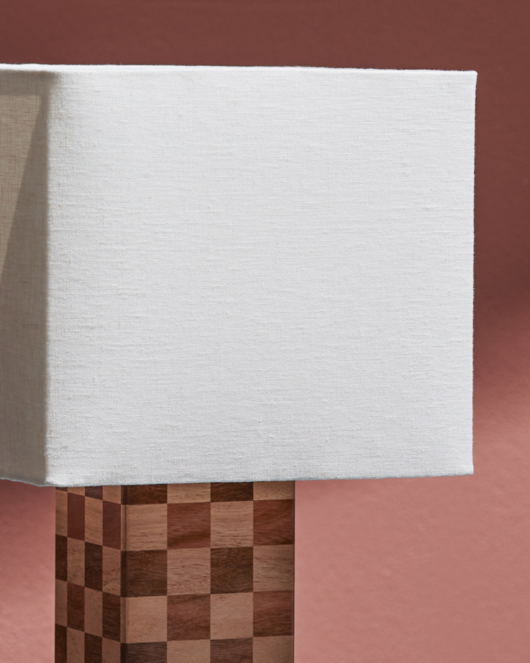 Check Mate Rectangular Table Lamp