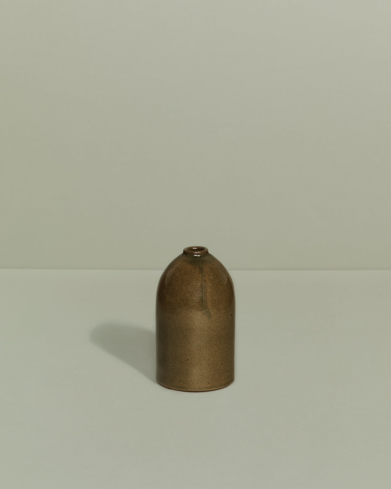 Medium Bottle Vase — Green