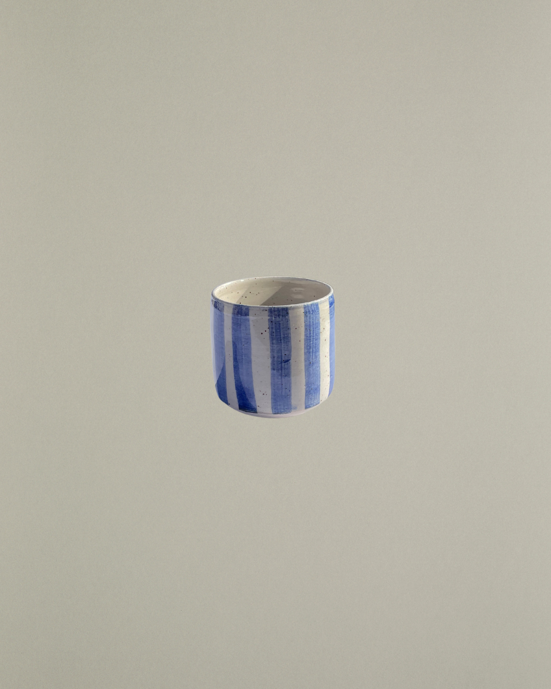 Hand Painted Stripe Cup