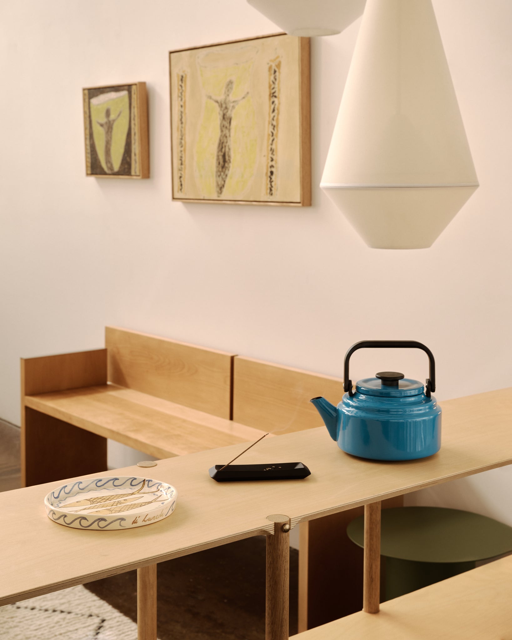 Noda Horo Amu Kettle — Blue