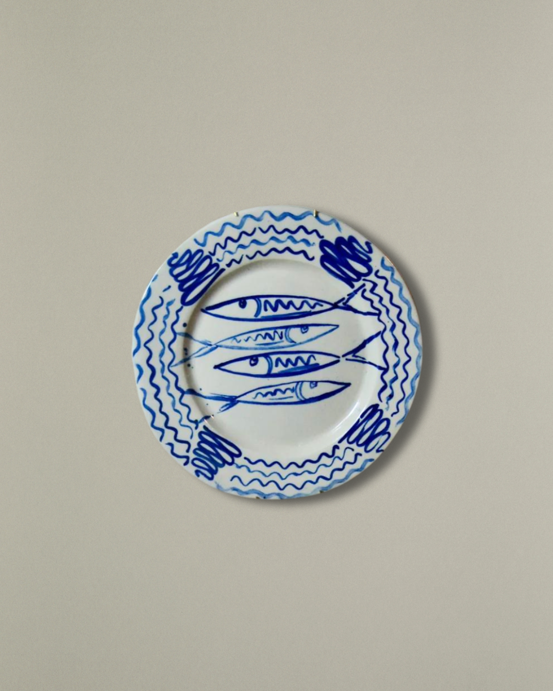 Stoneware Dinner Plate - Il Pesce