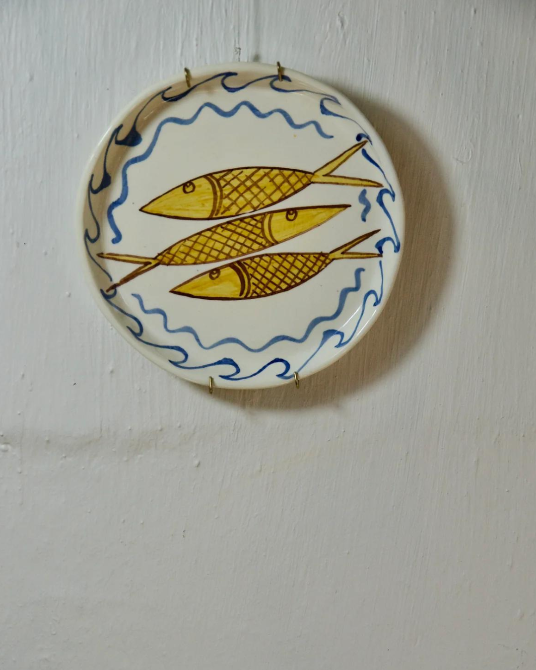 Hand-built Sardine Plate - Grande