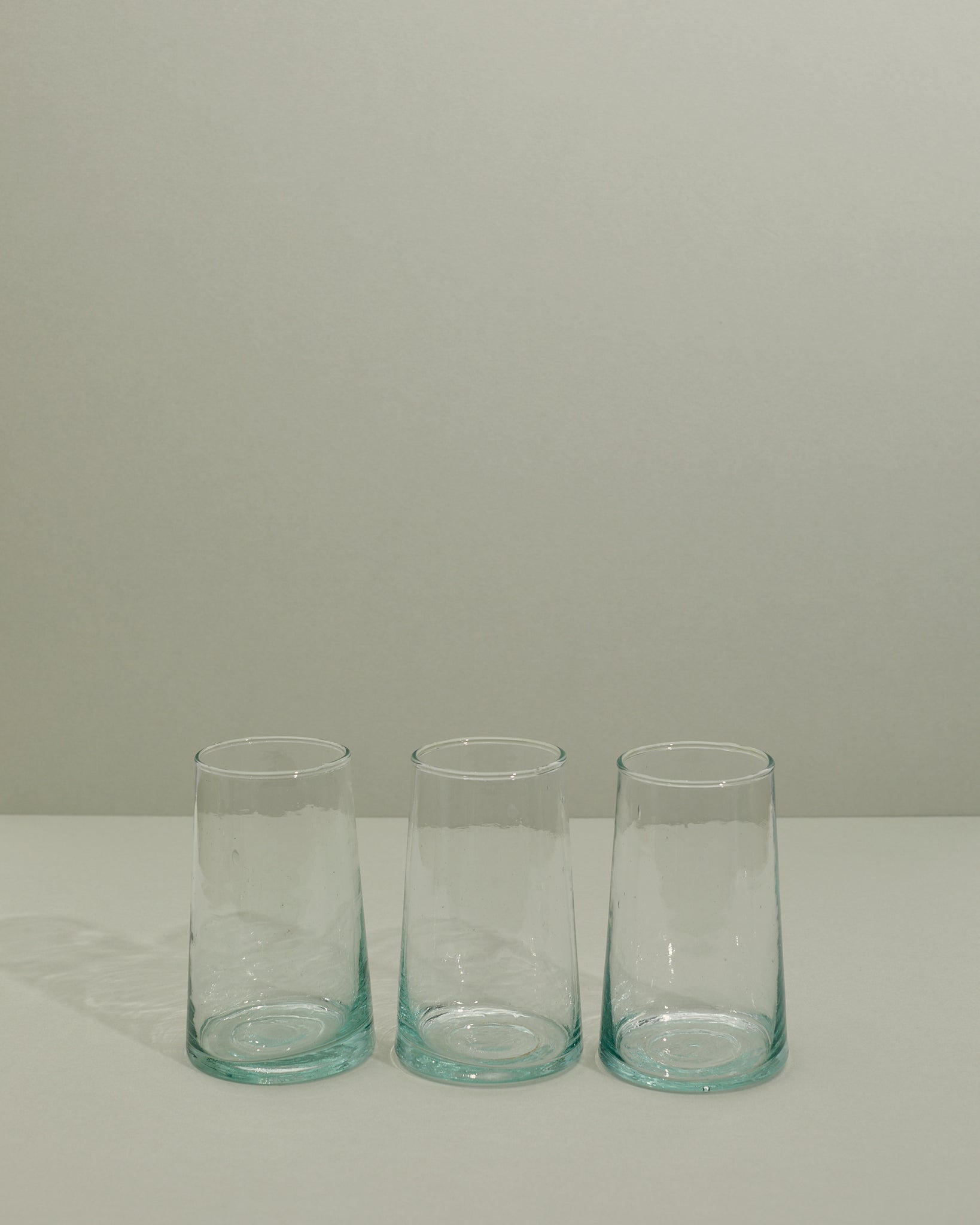 Handblown Recycled Wine Glass - Tall