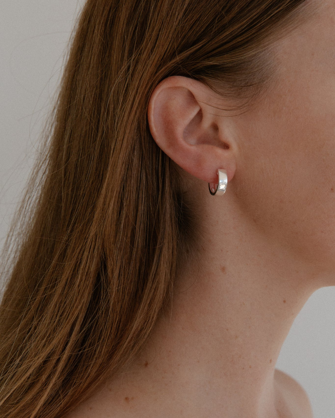 Piper Hoops - Silver