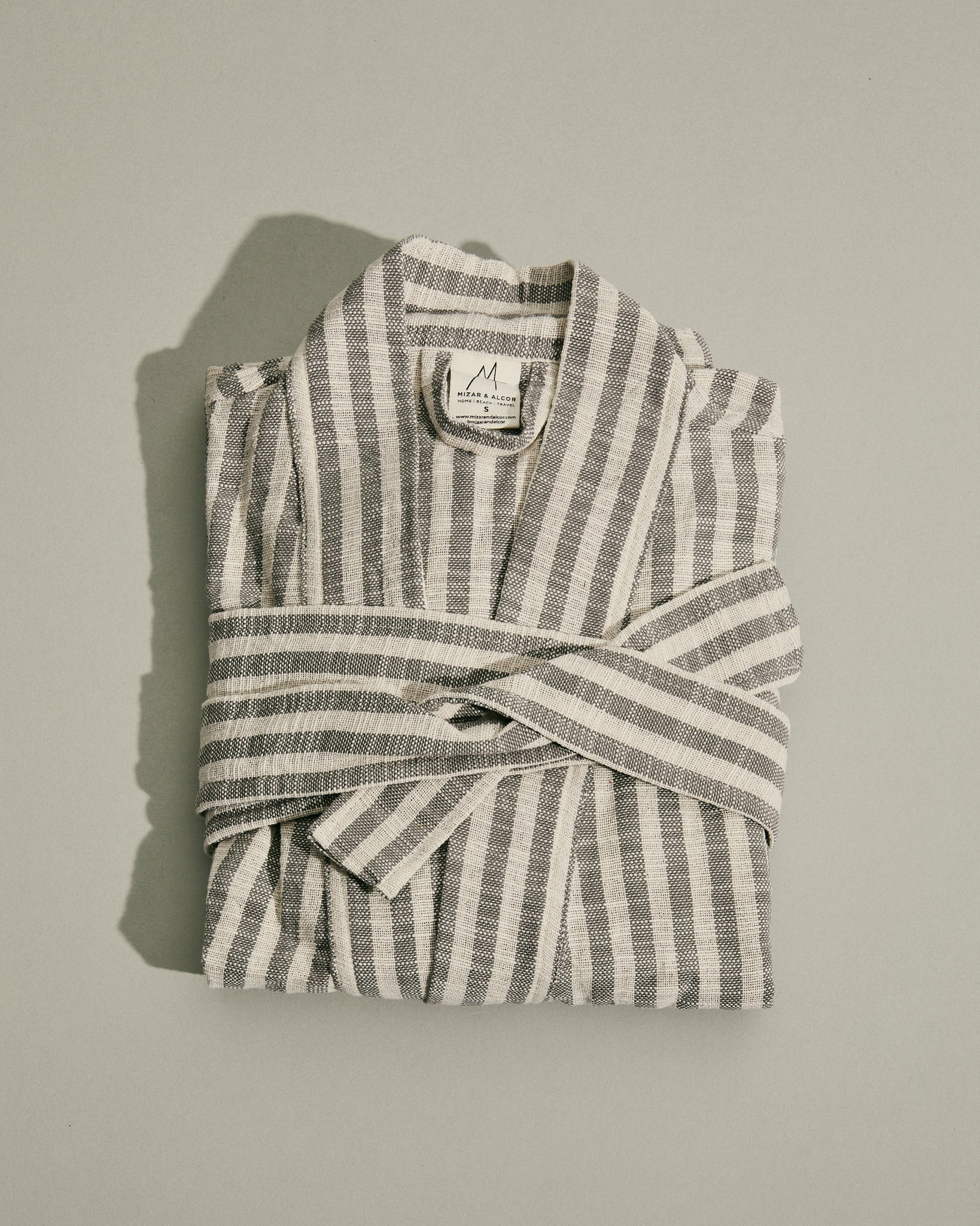 Striped Grey Robe