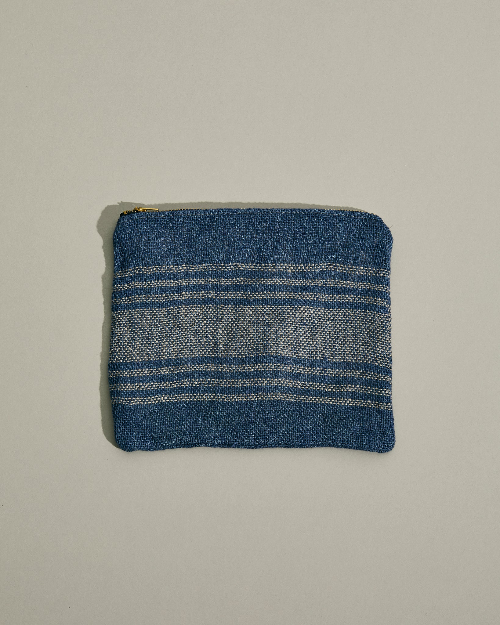 Handwoven Pouch - Cerulean Blue