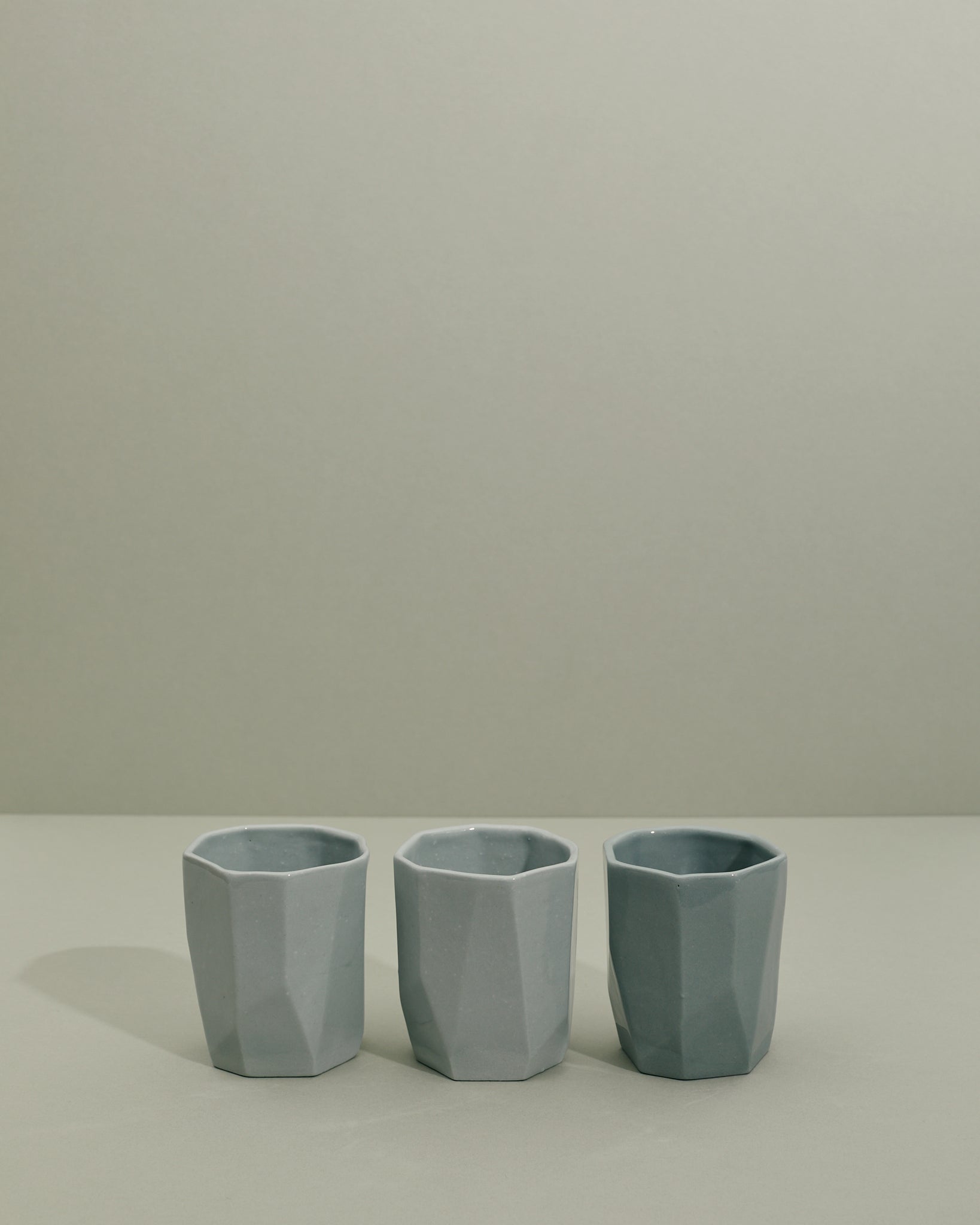 Stone Blue Tall Gem Cup